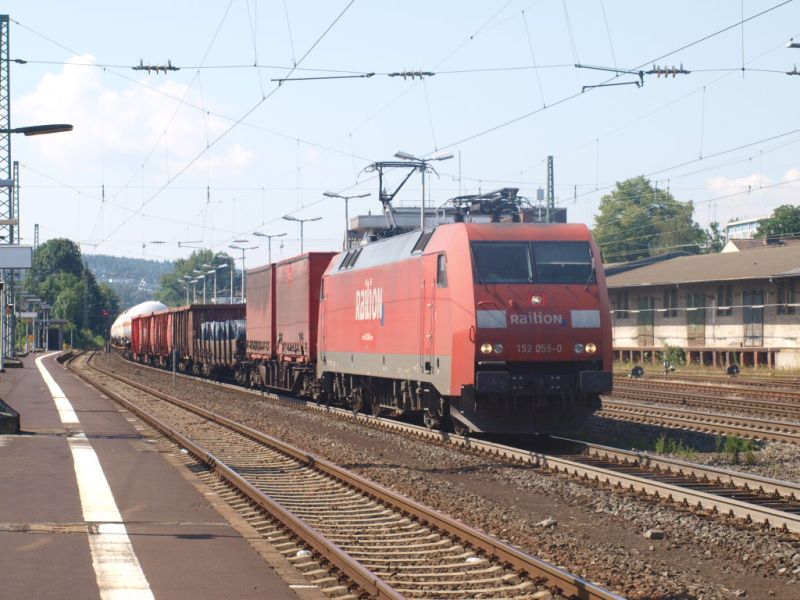 152 055-0 mit GZ durch Bad Hersfeld
